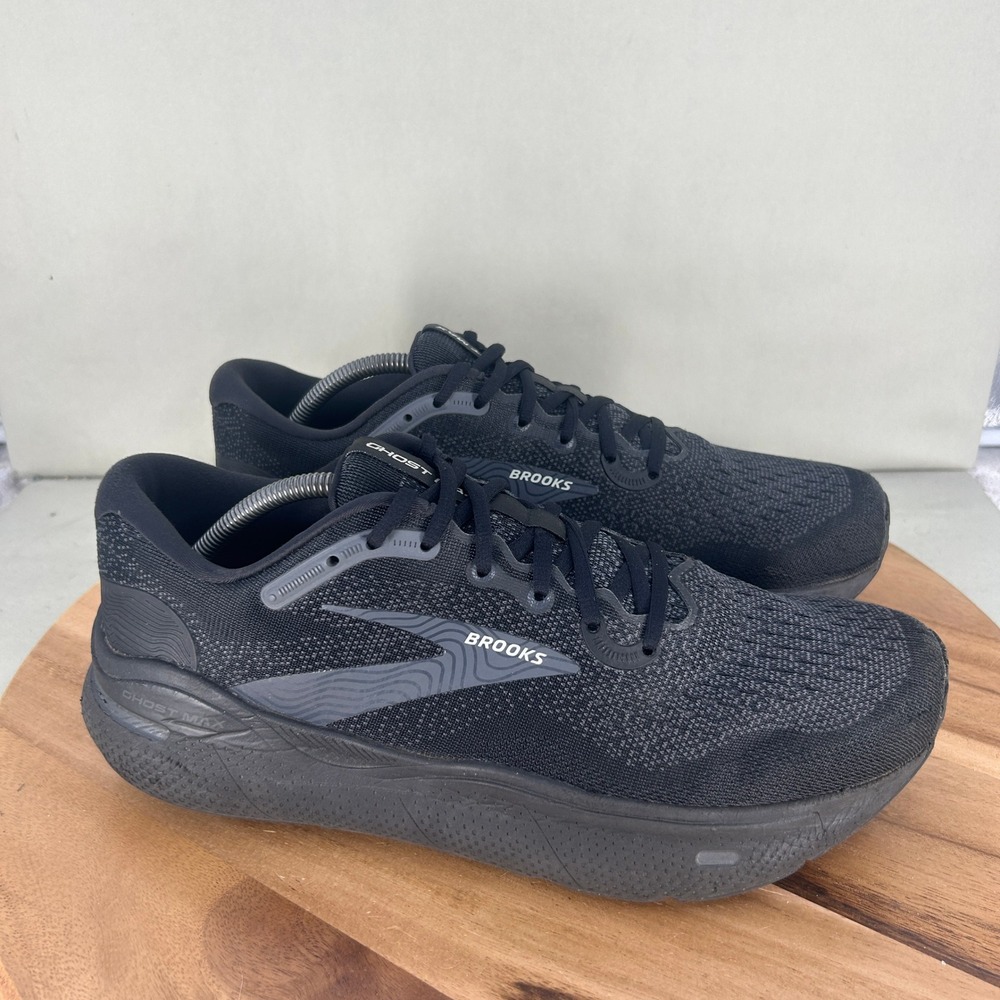 Brooks Ghost Max Mens Black Running Shoes 1104061D020 Size 11.5 Medium D